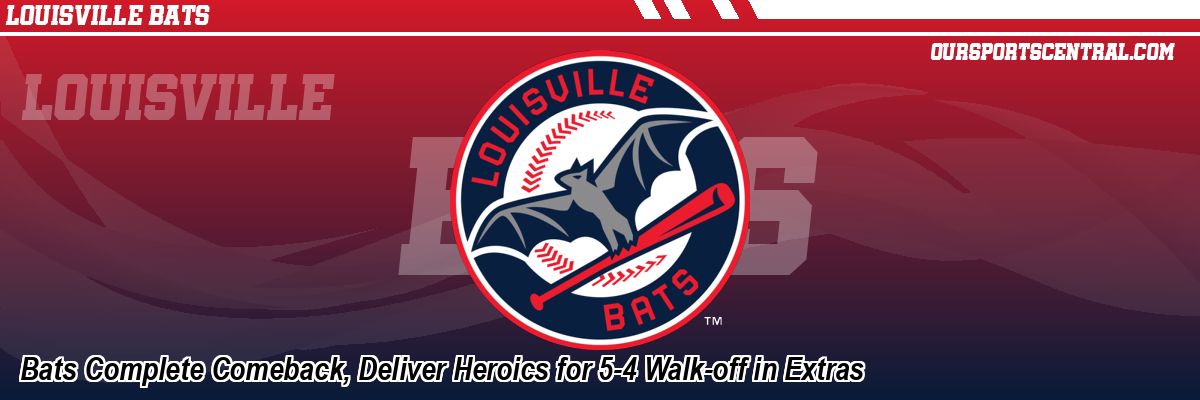 Bats Complete Comeback, Deliver Heroics for 5-4 Walk-off in Extras
