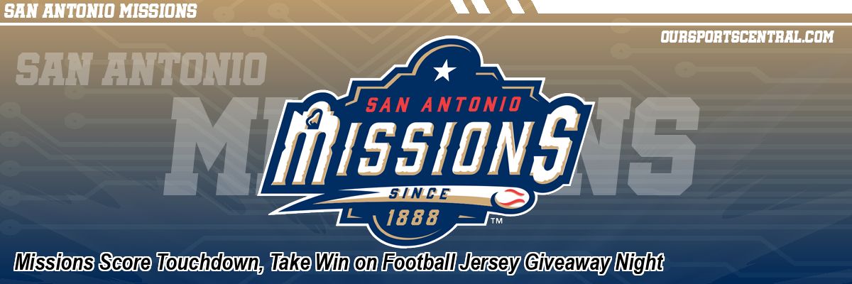 Missions Score Touchdown, Take Win on Football Jersey Giveaway Night