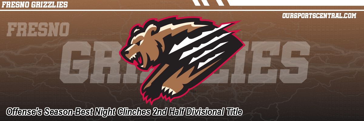 Offense's Season-Best Night Clinches 2nd Half Divisional Title