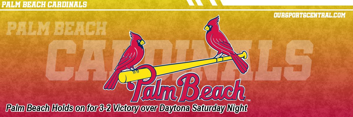 Palm Beach Holds on for 3-2 Victory over Daytona Saturday Night