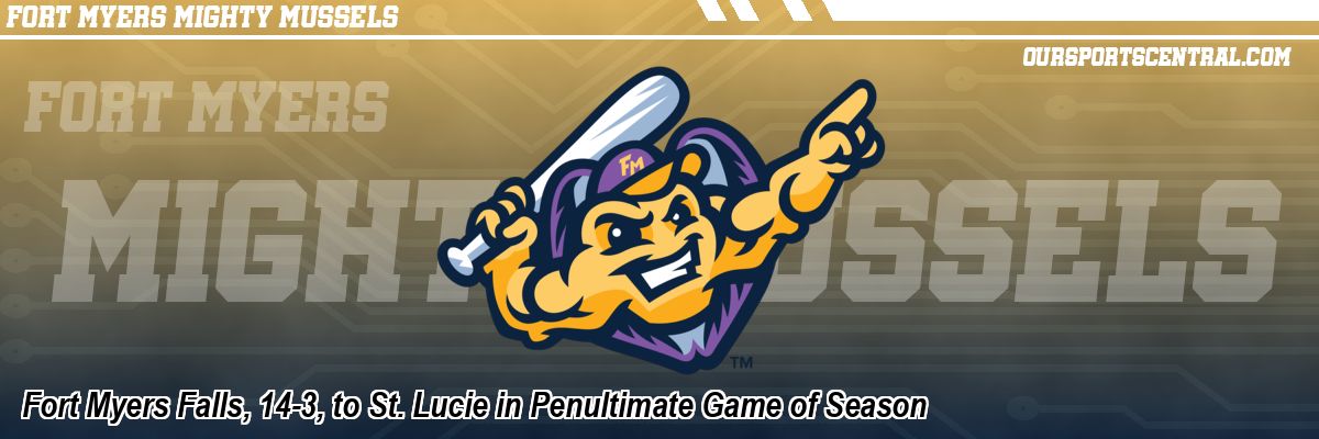 Fort Myers Falls, 14-3, to St. Lucie in Penultimate Game of Season