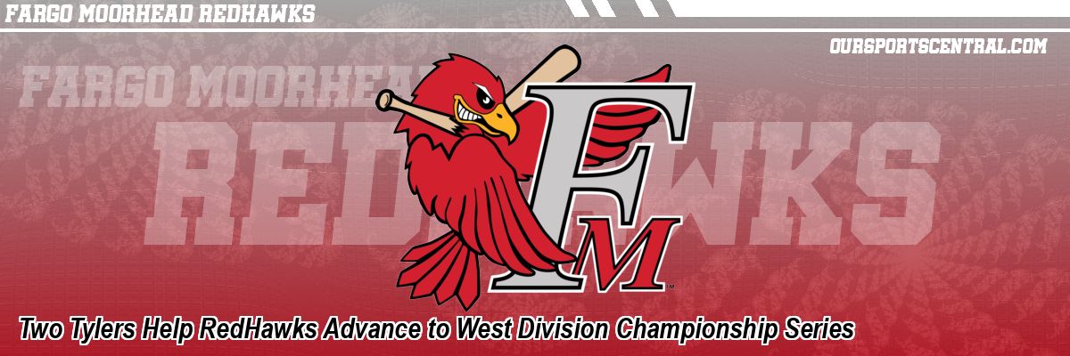 Two Tylers Help RedHawks Advance to West Division Championship Series
