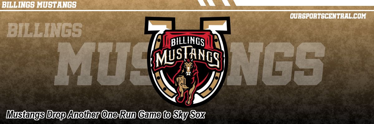 Mustangs Drop Another One-Run Game to Sky Sox