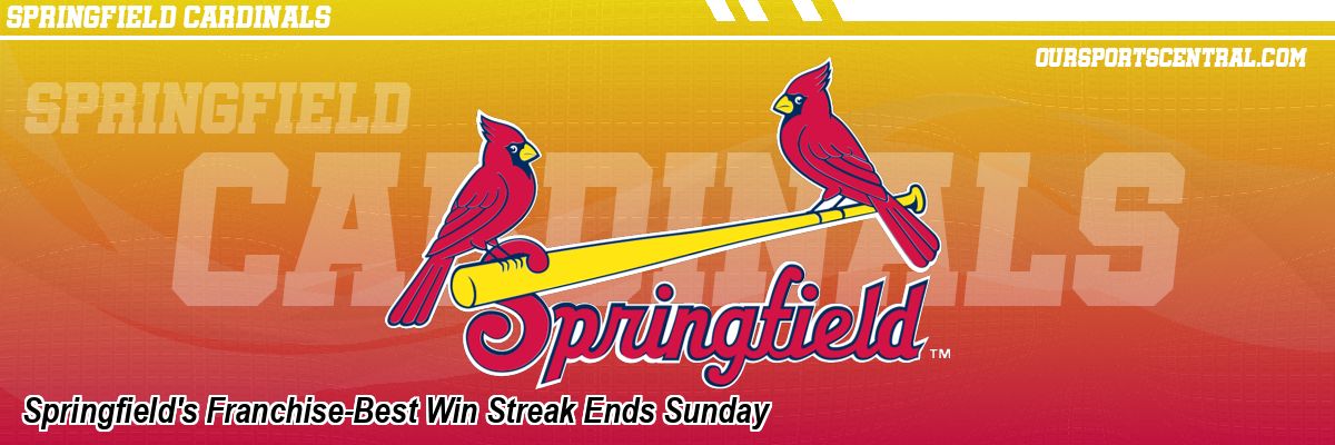 Springfield's Franchise-Best Win Streak Ends Sunday