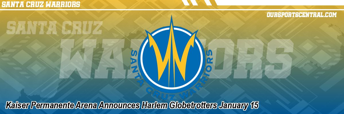 Kaiser Permanente Arena Announces Harlem Globetrotters January 15