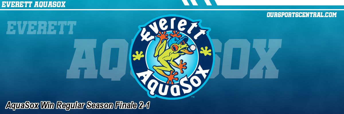 AquaSox Win Regular Season Finale 2-1