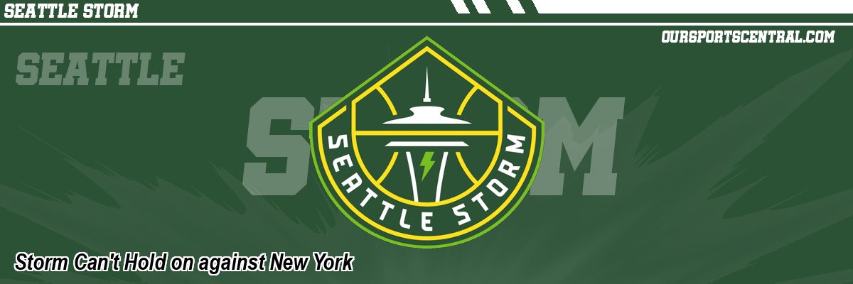 Storm Can't Hold on against New York