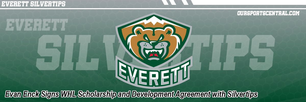 Evan Enck Signs WHL Scholarship and Development Agreement with Silvertips