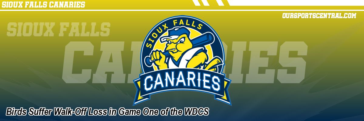 Birds Suffer Walk-Off Loss in Game One of the WDCS