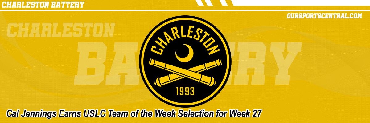 Cal Jennings Earns USLC Team of the Week Selection for Week 27