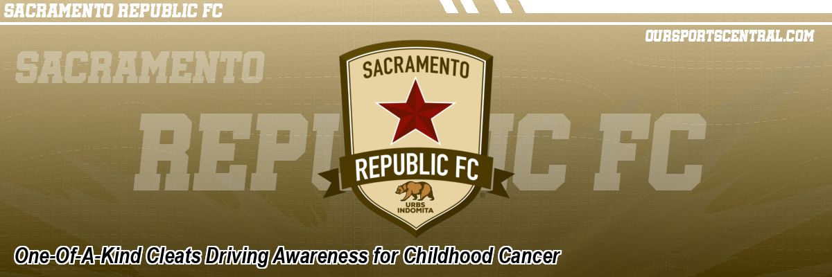 One-Of-A-Kind Cleats Driving Awareness for Childhood Cancer