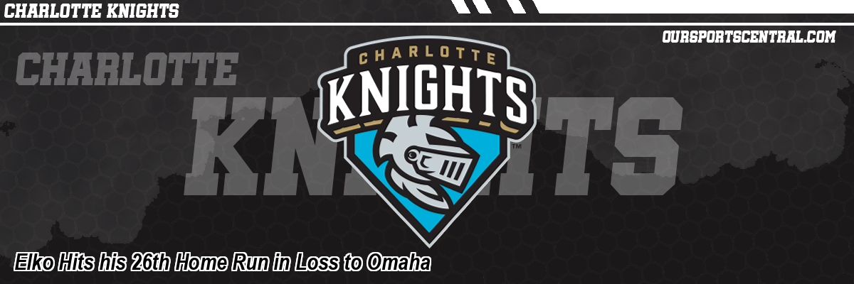 Elko Hits his 26th Home Run in Loss to Omaha