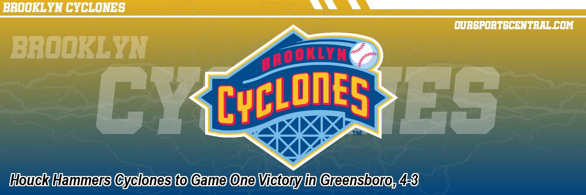 Houck Hammers Cyclones to Game One Victory in Greensboro, 4-3