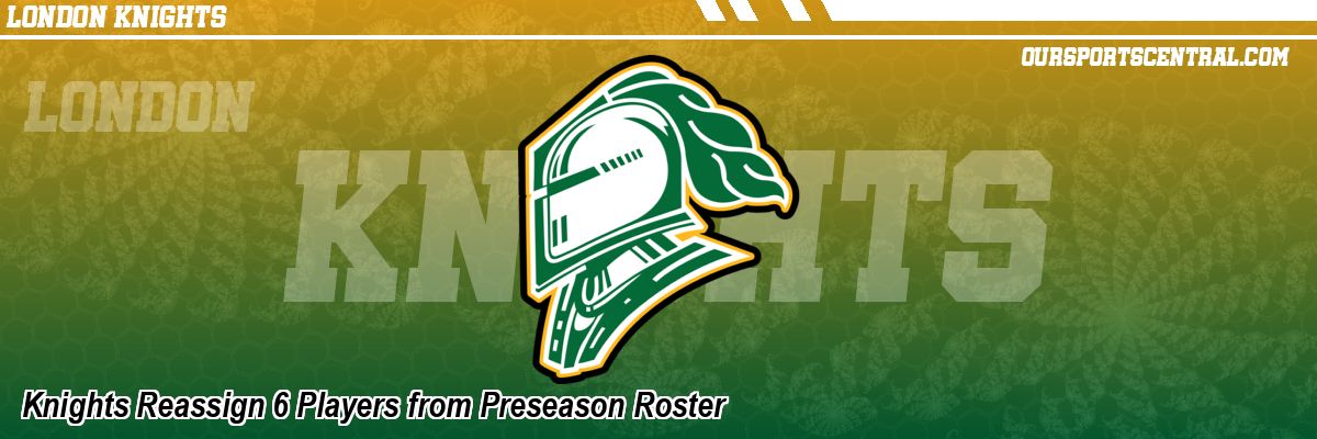 Knights Reassign 6 Players from Preseason Roster