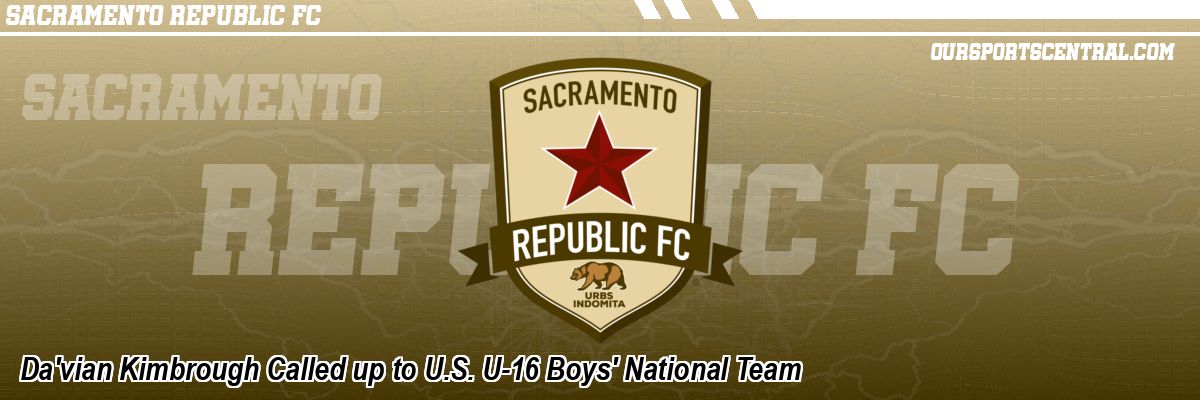 Da'vian Kimbrough Called up to U.S. U-16 Boys' National Team