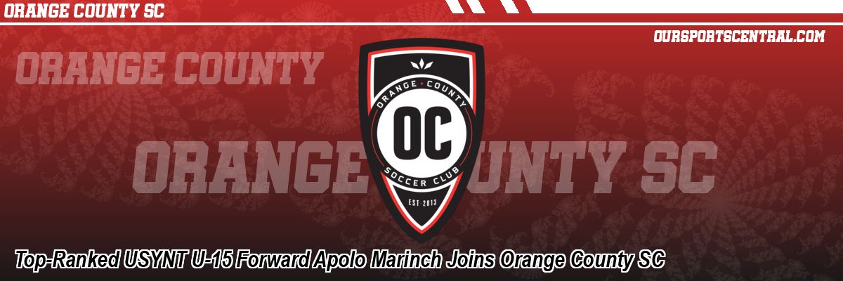 Top-Ranked USYNT U-15 Forward Apolo Marinch Joins Orange County SC