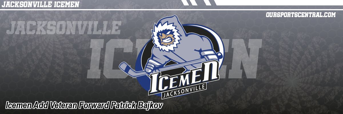 Icemen Add Veteran Forward Patrick Bajkov