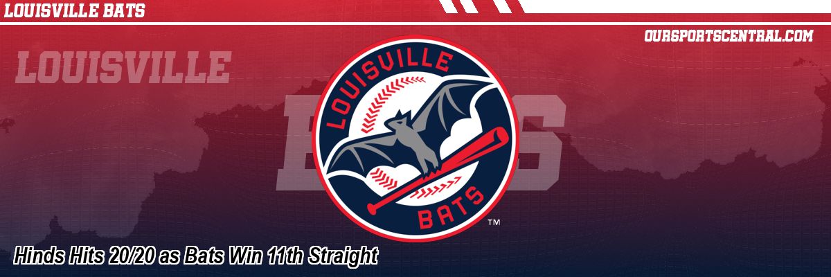 Hinds Hits 20/20 as Bats Win 11th Straight