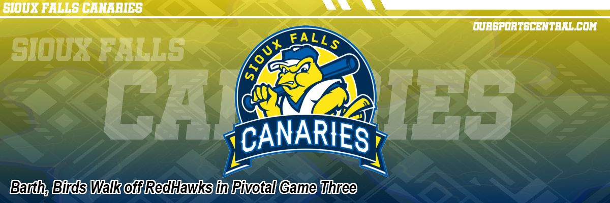 Barth, Birds Walk off RedHawks in Pivotal Game Three