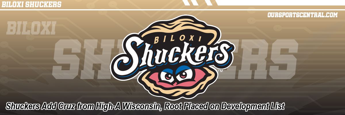Shuckers Add Cruz from High-A Wisconsin, Root Placed on Development List