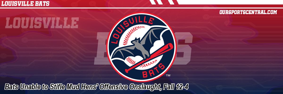 Bats Unable to Stifle Mud Hens' Offensive Onslaught, Fall 12-4