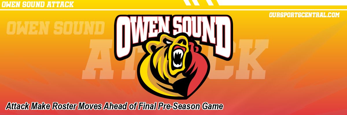 Attack Make Roster Moves Ahead of Final Pre-Season Game