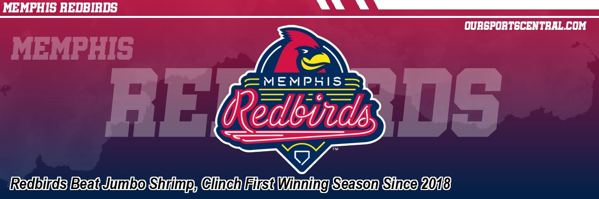 Redbirds Beat Jumbo Shrimp, Clinch First Winning Season Since 2018