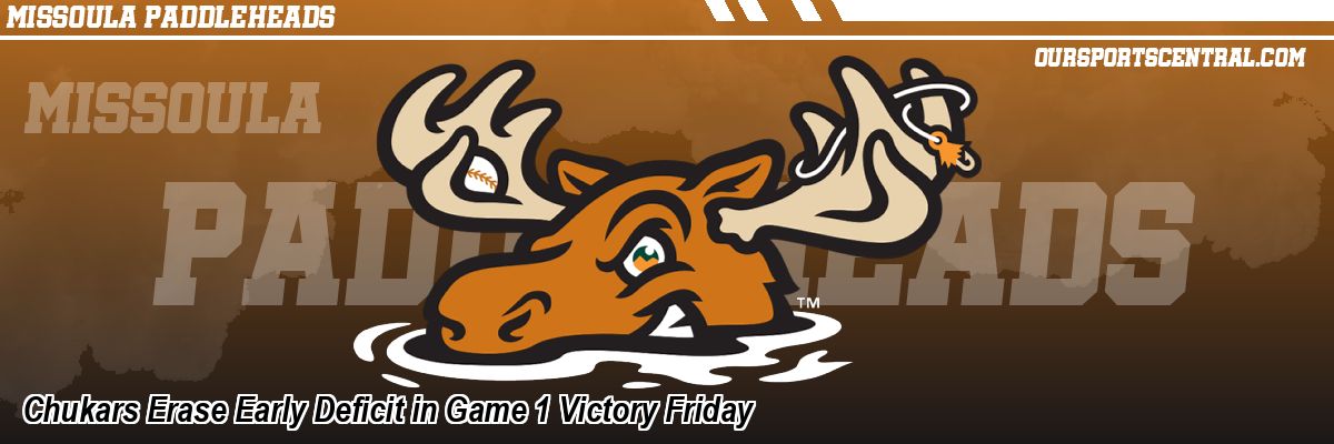Chukars Erase Early Deficit in Game 1 Victory Friday