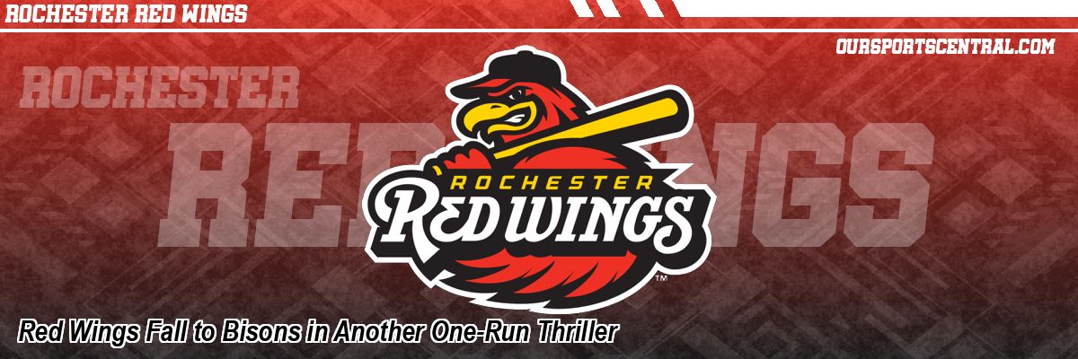 Red Wings Fall to Bisons in Another One-Run Thriller
