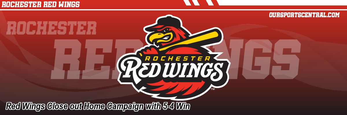 Red Wings Close out Home Campaign with 5-4 Win
