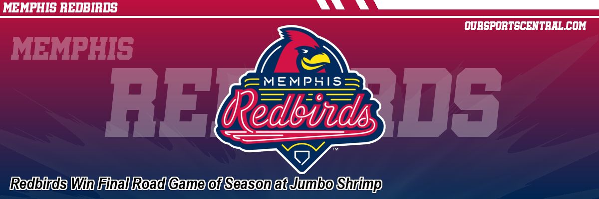Redbirds Win Final Road Game of Season at Jumbo Shrimp
