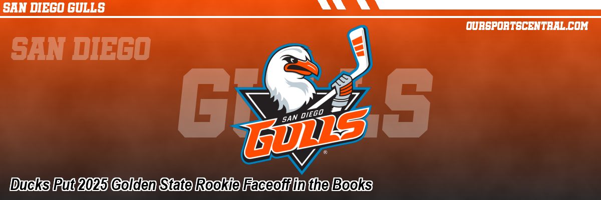 Ducks Put 2025 Golden State Rookie Faceoff in the Books