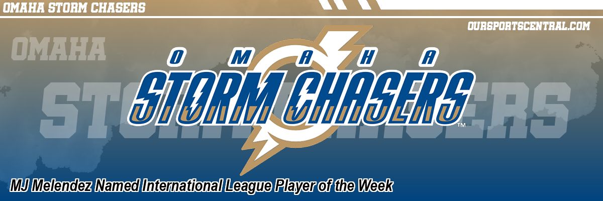 MJ Melendez Named International League Player of the Week