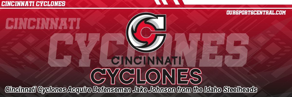 Cincinnati Cyclones Acquire Defenseman Jake Johnson from the Idaho Steelheads