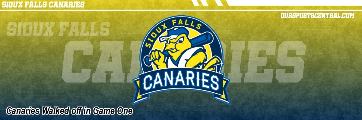 Canaries Walked off in Game One