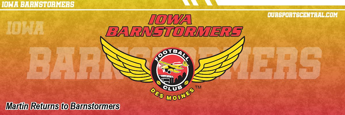 Martin Returns to Barnstormers