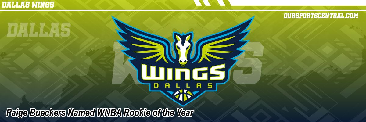 Paige Bueckers Named WNBA Rookie of the Year