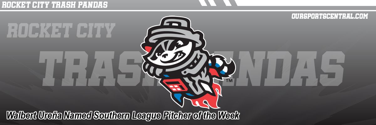 Walbert Ureña Named Southern League Pitcher of the Week