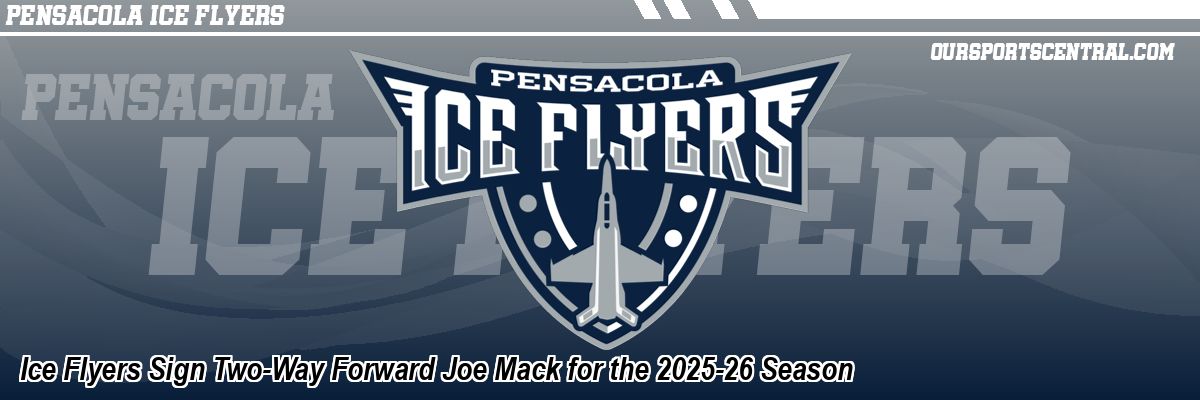 Ice Flyers Sign Two-Way Forward Joe Mack for the 2025-26 Season