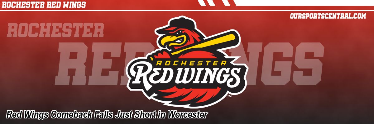 Red Wings Comeback Falls Just Short in Worcester