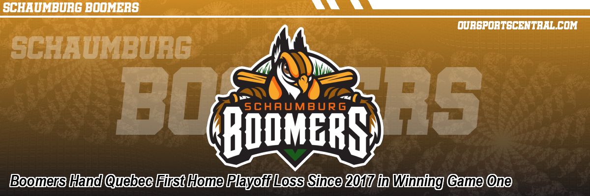 Boomers Hand Quebec First Home Playoff Loss Since 2017 in Winning Game One
