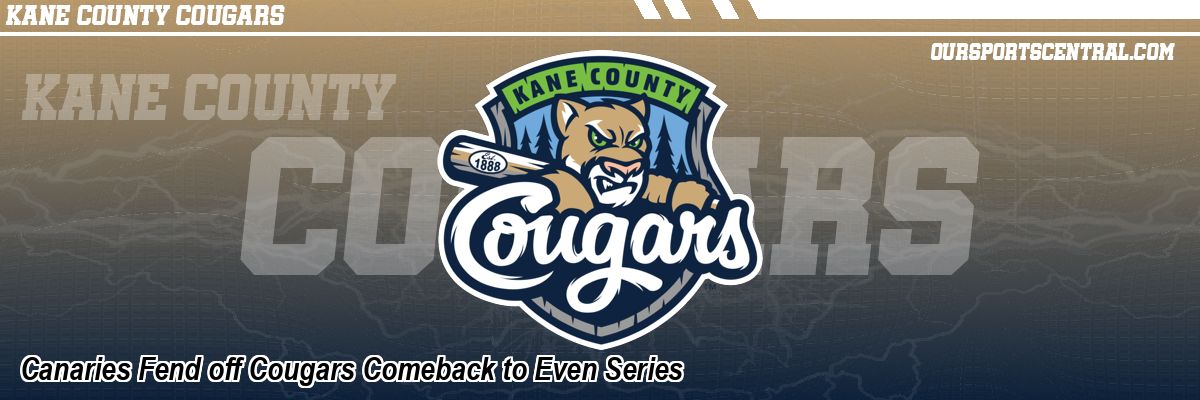 Canaries Fend off Cougars Comeback to Even Series