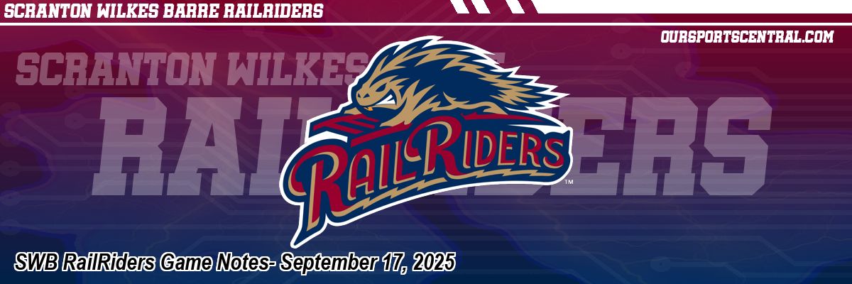 SWB RailRiders Game Notes- September 17, 2025