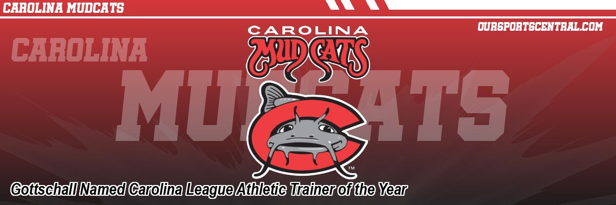 Gottschall Named Carolina League Athletic Trainer of the Year