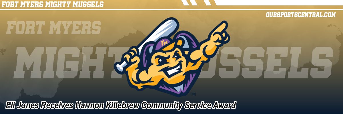 Eli Jones Receives Harmon Killebrew Community Service Award