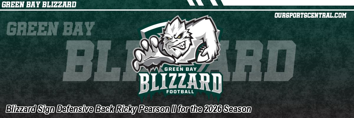 Blizzard Sign Defensive Back Ricky Pearson II for the 2026 Season