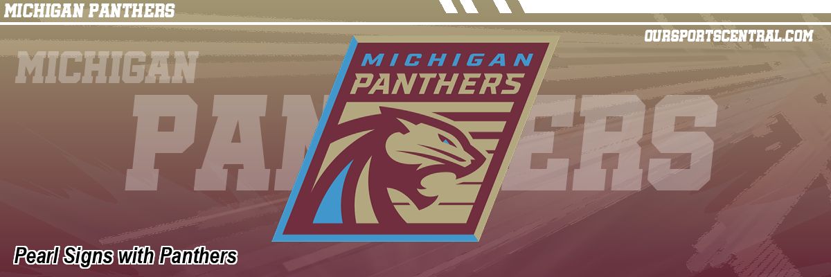 Pearl Signs with Panthers