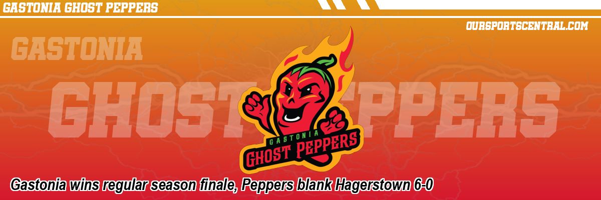 Gastonia wins regular season finale, Peppers blank Hagerstown 6-0