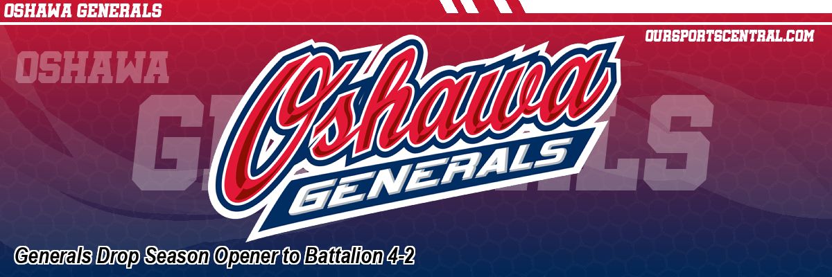 Generals Drop Season Opener to Battalion 4-2