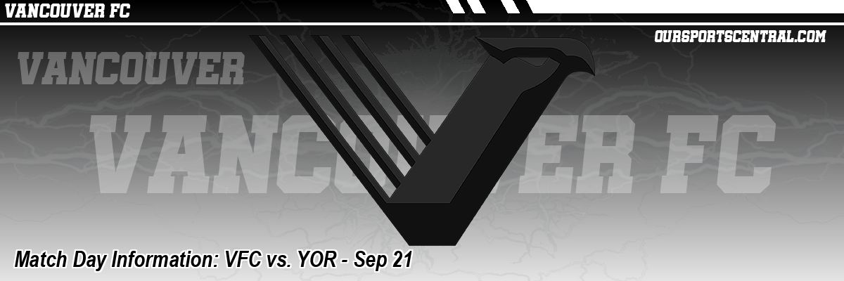Match Day Information: VFC vs. YOR - Sep 21